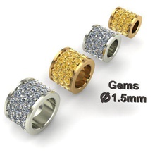charms jewelry gold silver jewel bracelet leather charm braceletcharm bracelets 3d print model - Mito3D