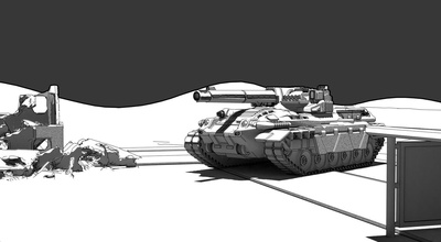 chasovoy médio tanque veículo militares guerra jogos tabela tampo mesa battletech brinquedos borda 3d print model - Mito3D