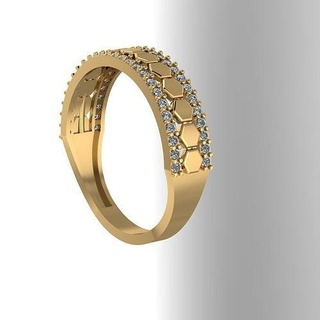 chaumet mode vie mariage bague bijoux or platine romance argent gemme brillant imprimable engagement beauté diamant anneaux 3d print model - Mito3D