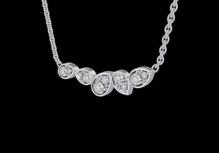 chaumet pendant 3d print model jewelry necklace gold printable accessory gem diamonds chaumetnecklace fashion brilliant sterling beauty platinum luxury silver engagement ring brillant pendants 3d print model - Mito3D