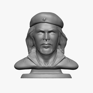 guevara statua scultura 3d classico Stampa alto poli arti culturale potente Guevara militare teorico rivoluzionario grande uomo politica guerra eroe arte sculture 3d print model - Mito3D