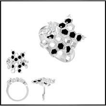 hoteles de especial anillos 3dm joyería personalizada anillo compromiso los imprimible la boda archivo stl tapper baguette 3d print model - Mito3D