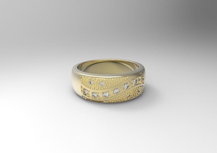 hotéis baratos de onda anel jóias printable barato ouro prata diamante gemas livre a moda simples assim anéis valentine clássico pop presente inúteis primitivo casamento 3d print model - Mito3D