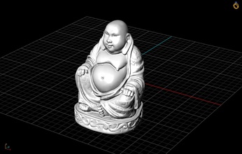 cheerful buddha art people man one desktop body 3d printer sculptures 3d print model - Mito3D