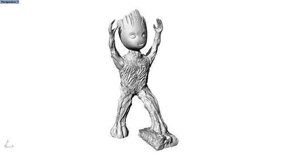 cheering tree man animal characters game printable sculpture decorative goblin mage mesh electronic groot games toys 3d print model - Mito3D