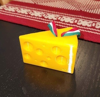 formaggio cuneo Natale ornamento ornamentale decorazione arredamento interni vacanza design cibo miscellanea Casa 3d print model - Mito3D