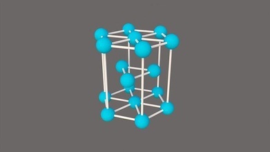 químico cristal elemento química átomo conexión molecular científico laboratorio ciencias 3d print model - Mito3D