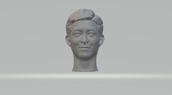 Chen Guanxi Edison Kopf Büste Porträt Mads Skulptur Charakter männlich Kunst Skulpturen 3D print model - Mito3D