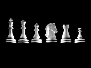 schach 3d modell drucker schachbrett spiel spiele spielzeuge harte oberfläche pferd könig ritter logik poly pfand abspielen königin turm strategie holz tafel 3d print model - Mito3D