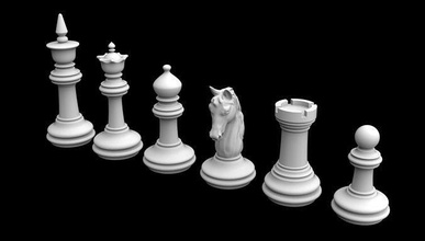 hhhlpkpk modern ev araba park edilmiş satranç yazdırılabilir oyun yazdır at kraliçe kral poli strateji yazı tahtası şövalye gümüş dama hobiler oyuncaklar kale stilize sterlin elmas yüzük mantık oyunlar 3d print model - Mito3D