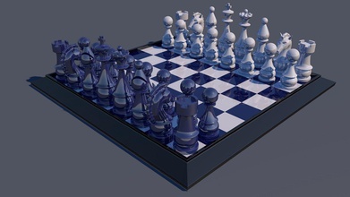 jeu d'échecs de les échecs imprimable cheval le roi la stratégie reine d'impression tour plateau chevalier pion jeux jouets conseil d'administration des société 3d print model - Mito3D
