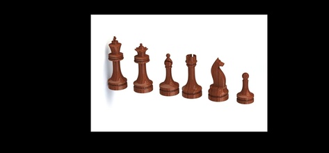 xadrez moedas 3d imprimível modelo penhor rainha cavaleiro jogos tabuleiro brinquedos borda 3d print model - Mito3D