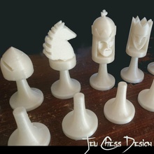 xadrez Projeto jogos cavaleiro qing rainha penhor tabuleiro brinquedos borda 3d print model - Mito3D