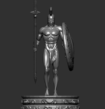 chess figure - pawn board game king knight tabletop lance roman antique greek spartan egypt warrior fighter statue egyptian games toys 3d print model - Mito3D