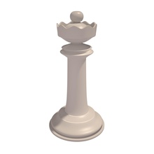 chess figure queen games-toys board print rintable prinying game toy games toys 3d print model - Mito3D