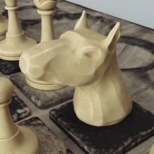 chess horse games-toys handmade piece wood games toys board 3d print model - Mito3D