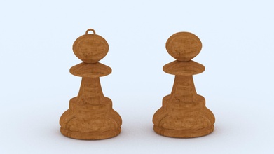 échecs pion victoire reine 3d modal roi joueur 39 échec échiquier jeu d'échecs amour puzzle prix médaille porte clés jeux jouets planche 3d print model - Mito3D