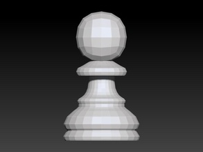 chess piece - pawn gameplan competition queen victory intelligence mate achievement knight game champion bishop won award medal prize triumph winning games toys board 3d print model - Mito3D