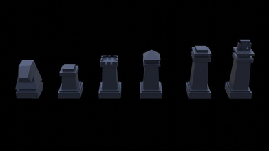 satranç taşları ayarlayın parça parçalar oyun yazdırılabilir knight Yönetim Kurulu stilize baskı at Kral strateji poly Gümüş rook mantık zihin çeşitli modelleri modeller oyunlar oyuncaklar oyuncak oyunları tahta 3d print model - Mito3D