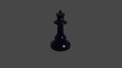 chess pieces pawn queen knight game set horse castle war bishop games toys board 3d print model - Mito3D