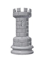 chess rook games-toys piece stairs coil queen bishop kitchen challenge games toys board 3d print model - Mito3D