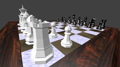 xadrez cena jogos-brinquedos o blender 3d os ciclos jogo jogos brinquedos de outros 3d print model - Mito3D