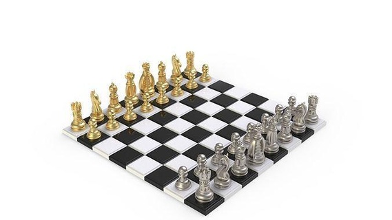 échecs ensemble 01 Roi reine tours évêques chevaliers pions table bois conception intérieur Jeux jouets planche 3d print model - Mito3D