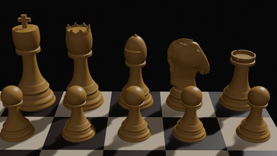 chess set tournament pieces bishop games-toys chesstournament chessbishop chessbishops chesspieces games toys board 3d print model - Mito3D