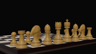 chess set tournament pieces queen games-toys chesspiece chesspieces chessqueen chesstournamentpieces games toys board 3d print model - Mito3D