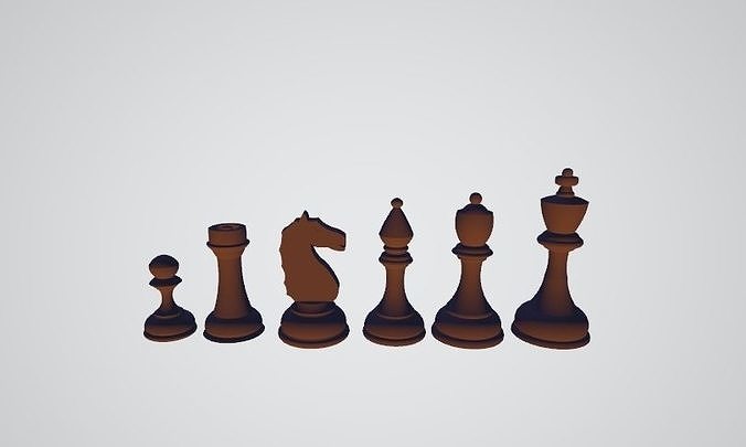 scacchi stile 2022 cavaliere Regina torre re vescovo ufficiale pedone concorrenza Giochi giocattoli tavola 3D print model - Mito3D