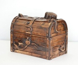 chest box retro case locker cnc octopus decor luggage hobby diy 3d print model - Mito3D