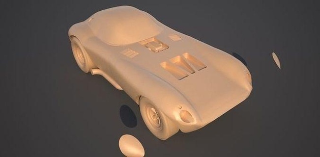 chevrolet leopardo 1964 imprimible coche vehiculo carrera rápido automotor rueda vehículo deporte carreras Deportes caza corbeta Thomas antiguo pasatiempo bricolaje diy 3d print model - Mito3D