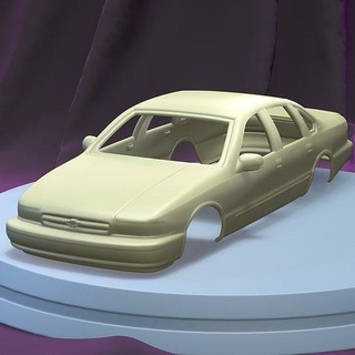 Chevrolet impala ss 1995 imprimível carro corpo fenda escalextrico Tamiya rc miniz controle 1 24 rastejante ninco Kyosho scx jogos brinquedos acessórios 3d print model - Mito3D
