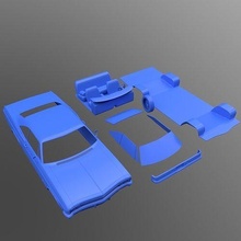 chevrolet impala ss stampabile macchina separato parti 1 24 18 32 10 miniz tamiya Radio rc conchiglia scalextric fessura corpo 3d print model - Mito3D