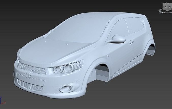 chevrolet sonic stl file vehicle sport car chevy racing print hobby diy automotive 3D print model - Mito3D