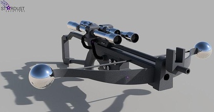 chewbacca bowcaster ispirato clone guerre serie 1 12 scala nero 6inch soldato passatempo Fai 3d print model - Mito3D