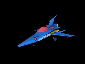chibi fighter aircraft casshan casshern 3d print toy anime games toys 3d print model - Mito3D