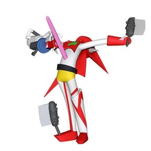 chibi getter1 jouet mecha getter robo getterrobo jeux jouets robot 3d print model - Mito3D