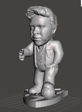 chibi marcelo Gallardo rio placa futbol futebol figura jogos brinquedos 3d print model - Mito3D