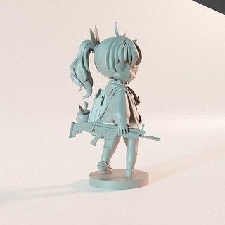 chibi yoshimi ibaragui azul archivo anime lindo juego Arte miniatura teléfono figurilla figura personaje escultura esculturas 3d print model - Mito3D