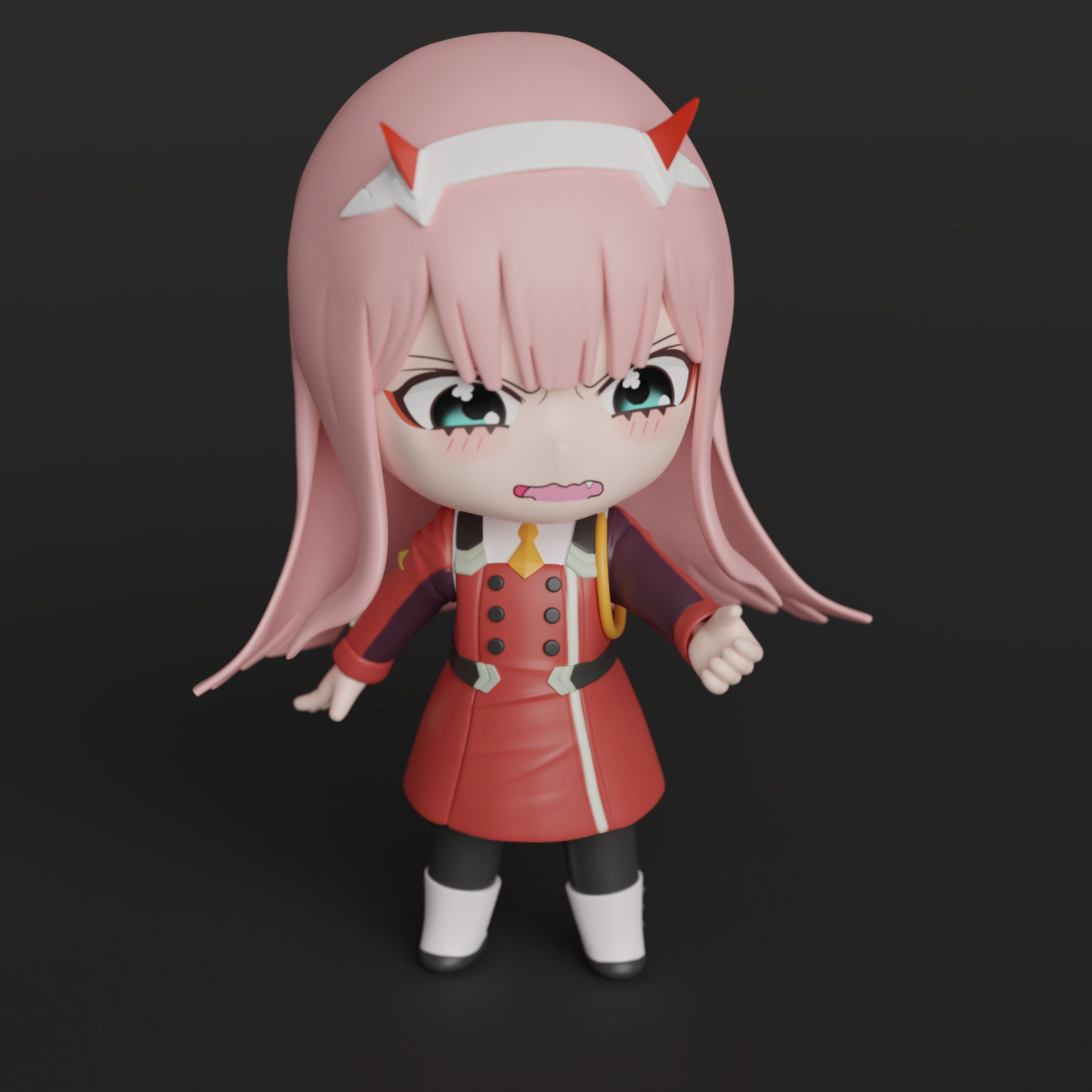 chibi 3d imprimível mulher menina colecionáveis manga anime figura nendoróide estátua açao dlp fdm resina pla desenho animado personagem fofa jogos brinquedos 3D print model - Mito3D