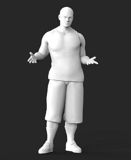 chicanos cholos garde truite figuras figure personnage sculpture statue art miniatures impression sculptures 3d print model - Mito3D