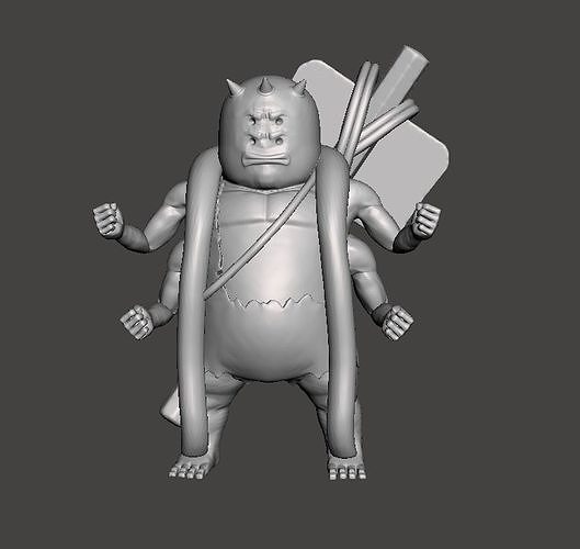 chef moginien 3d modèle dragon balle dbz dragon ball dbs jeux jouets 3D print model - Mito3D