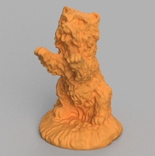 chien ayakta köpek kapalı hayvan doğa orman rottweiler sanat heykeller 3d print model - Mito3D