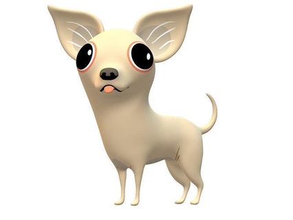 chihuahua dog 3d model ready print animal printable pet breed miniatures figurines mammal puppy canine husky nature hound bassethound animals boxer pug cute figurine art sculptures 3d print model - Mito3D