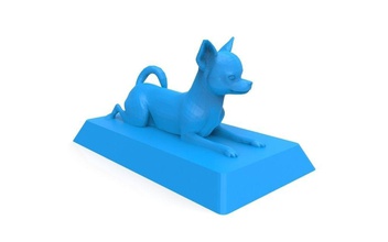 chihuahua perro 3d imprimible mascota perrito animal amigo arte esculturas 3d print model - Mito3D