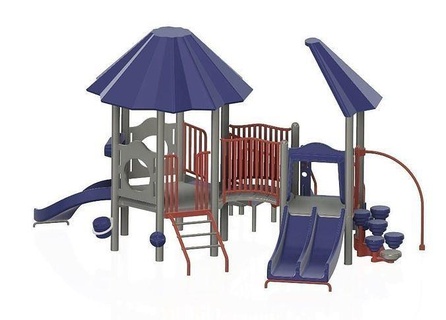 children playground park toy child outdoor public kid fun sport school ground hobby diy 3d print model - Mito3D