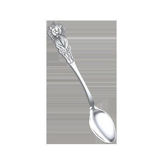 children teaspoon lion silver spoon kids jewelry sterling jewel gift printable 3d print model - Mito3D