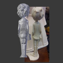 i bambini gingillo modello statua la scultura art biologia sculture 3d print model - Mito3D