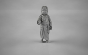 bambino art rinascimentale scolpire ragazzo kid statua classico italia di gusto neoclassico filamento sla dlp fdm basso poli sculture 3d print model - Mito3D